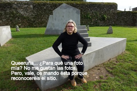 Pilar Bellver en Santiago de Compostela